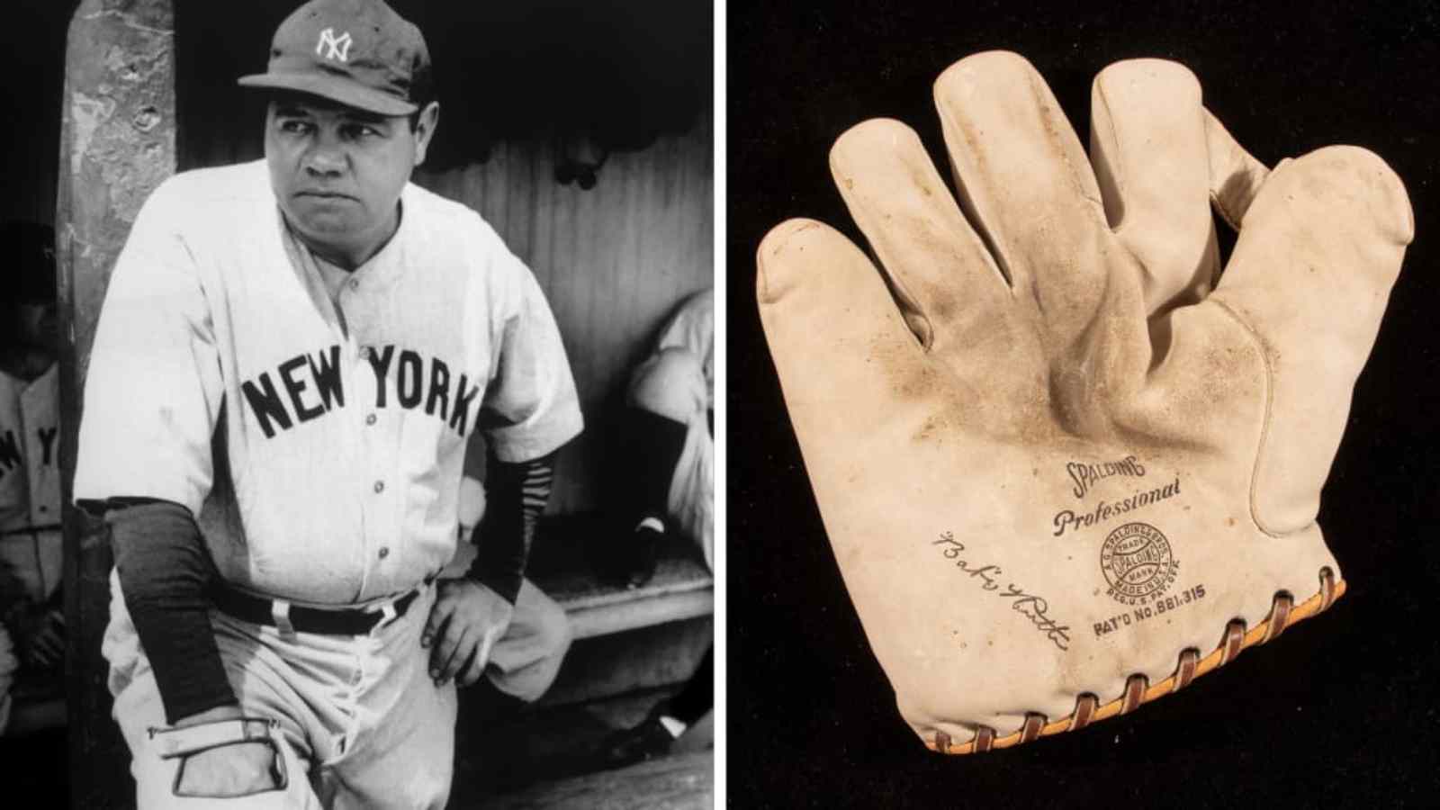 “One of  the most historic pieces- Yankees legend Babe Ruth baseball glove auctioned for record $1.53 million