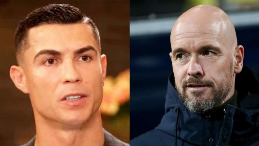 Cristiano Ronaldo and Eric Ten Hag