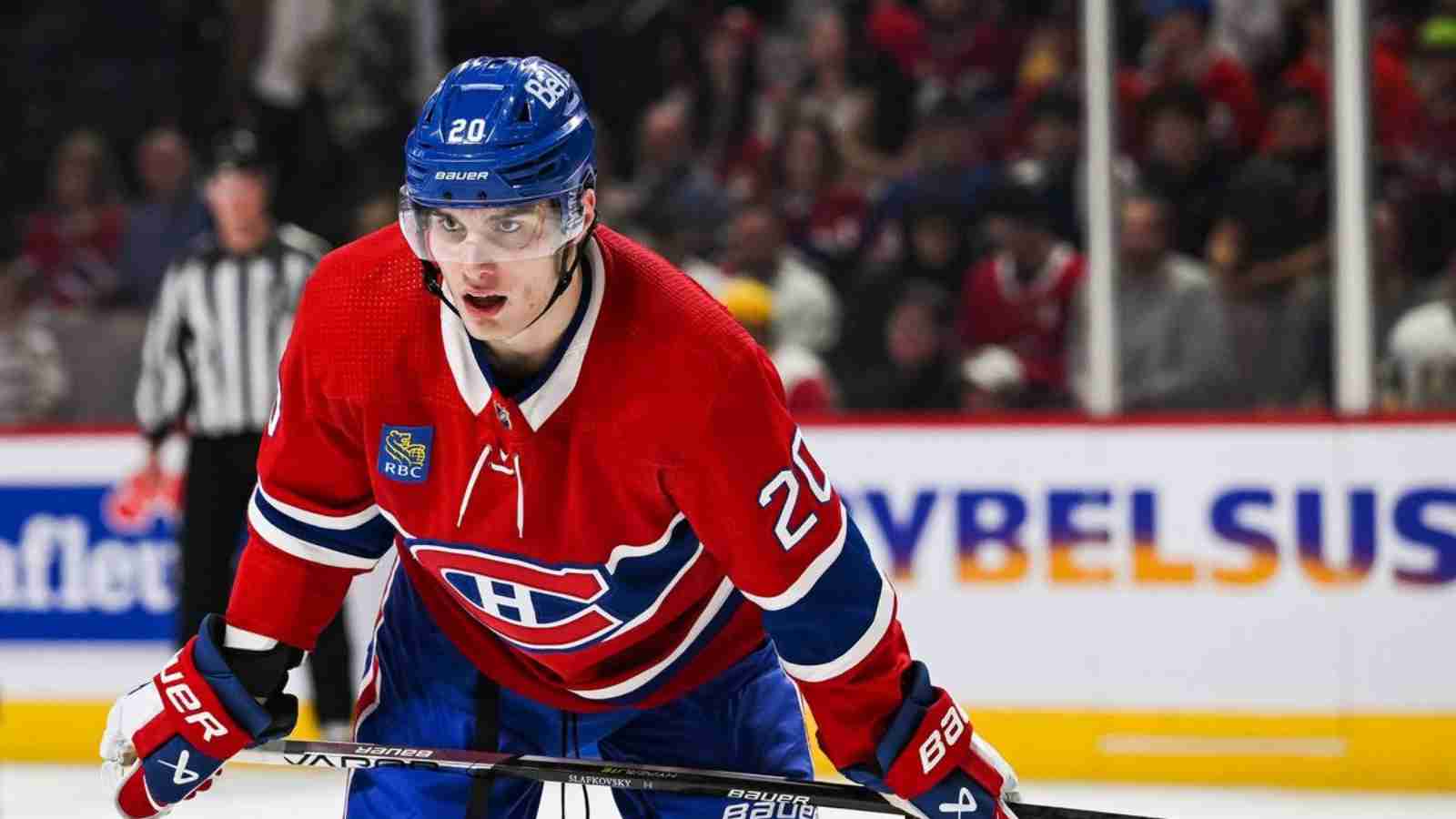 “I have to be smarter” – Canadiens rookie Juraj Slafkovsky makes way on ice after 2-game suspension in game against Red Wings