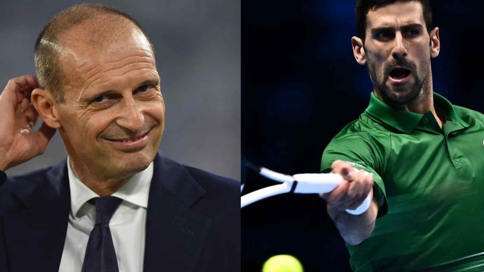 WATCH: Juventus manager Max Allegri gets whistled and booed by Torino crowd during Novak Djokovic’s clash with Stefanos Tsitsipas at the ATP Finals