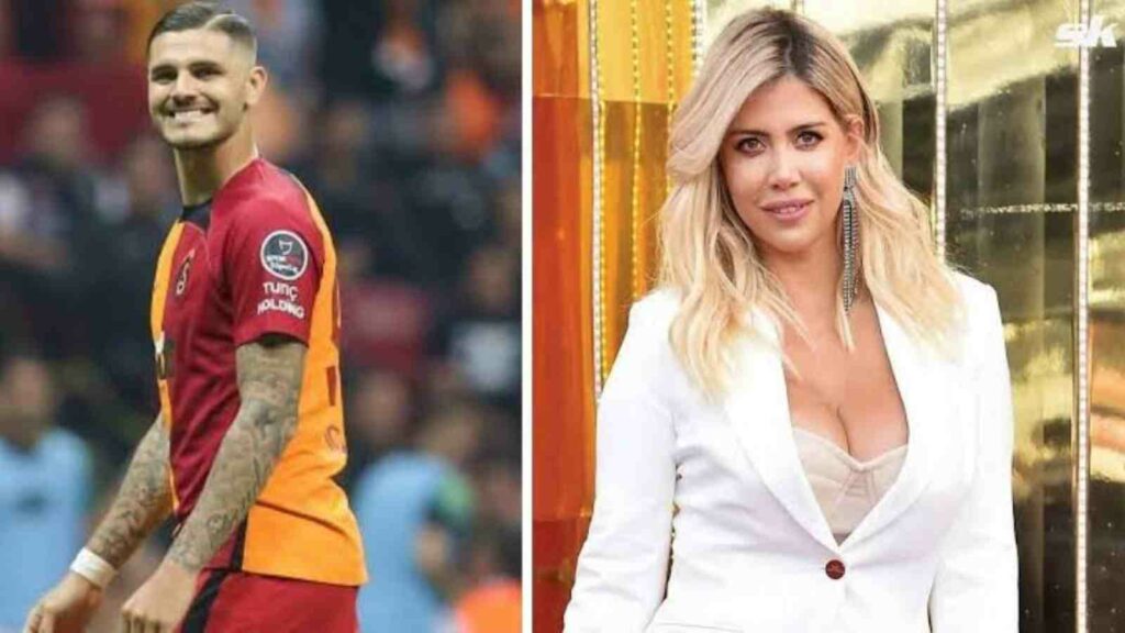 Mauro Icardi and Wanda Nara