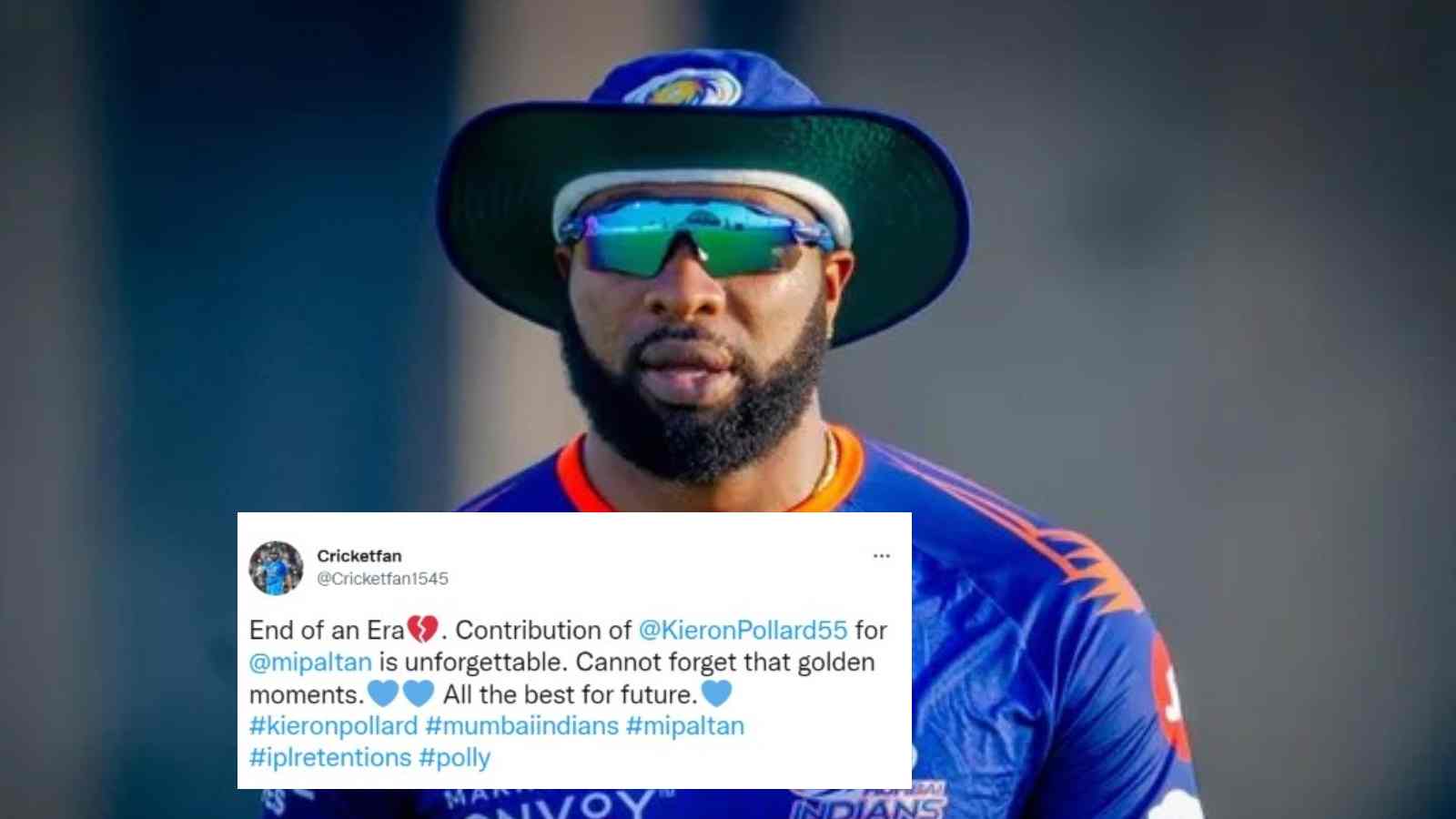 “Can’t imagine MI without Pollard”- Twitter reacts as Kieron Pollard retires from IPL