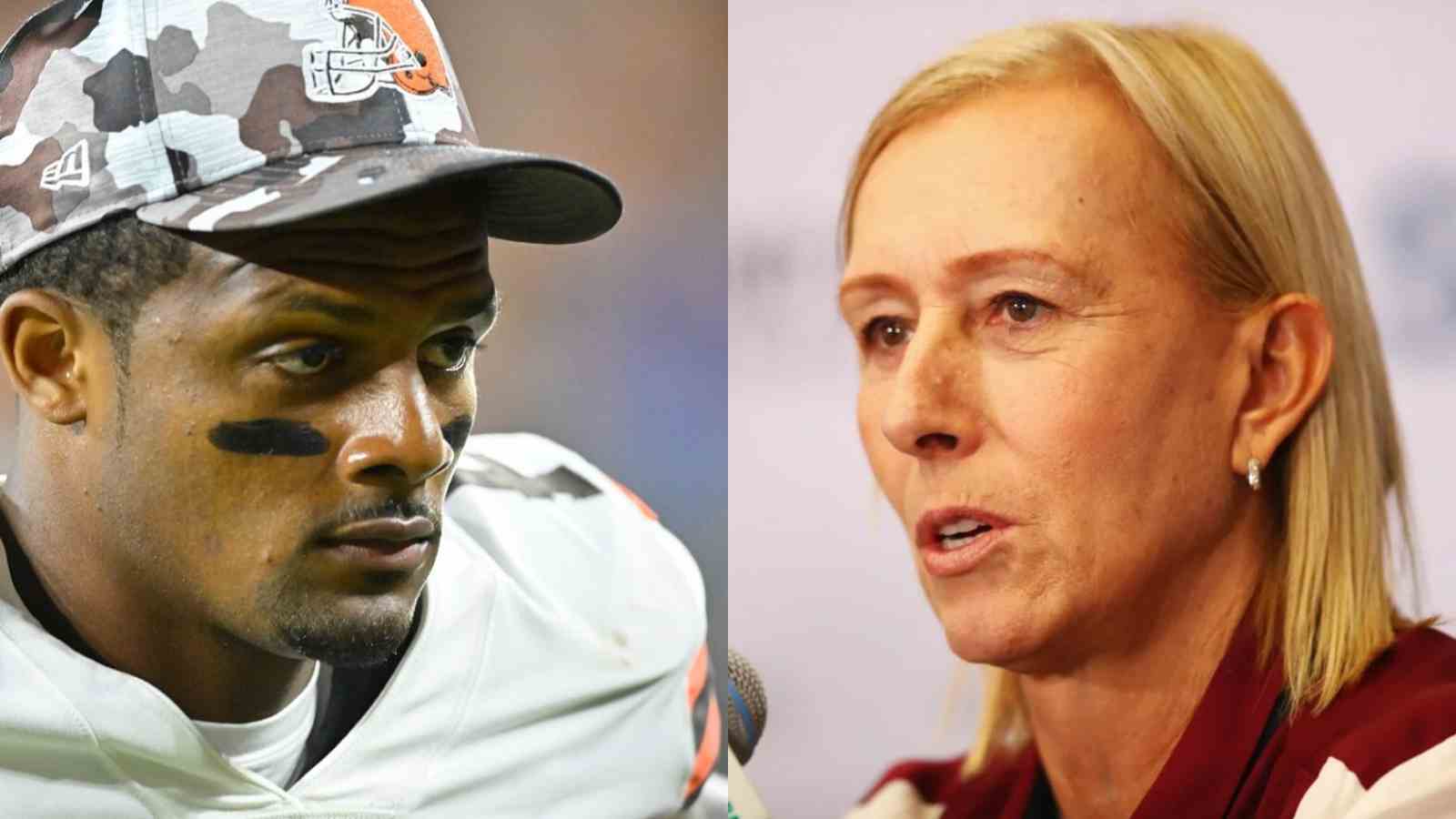 “Horrible behavior” Martina Navratilova slams the NFL for allowing Deshaun Watson to practice with the Browns despite him not completing his suspension over charges of multiple sexual assaults