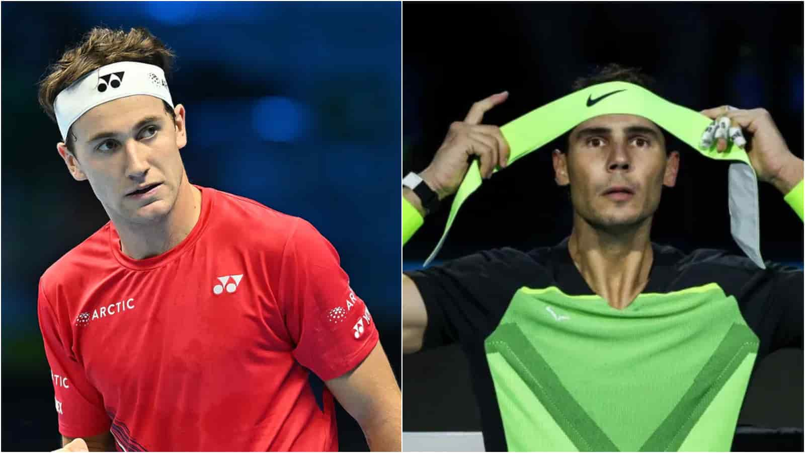 Despite Rafael Nadal being knocked out of the ATP Finals, Casper Ruud believes he can’t be comfortable against the Spaniard who will have revenge on his mind