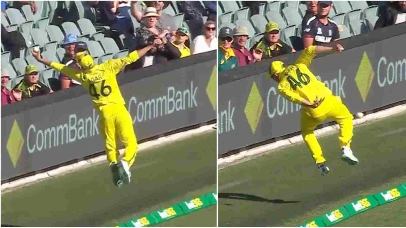 WATCH: Ashton Agar produces superhuman save at boundary against England