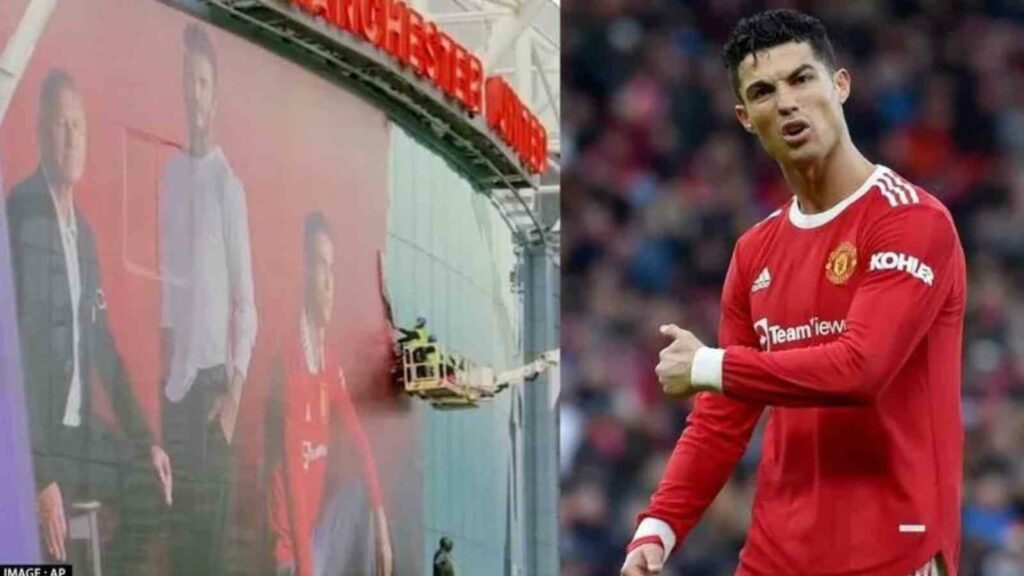 Piers Morgan insults Manchester United's action for removing a mural of Cristiano Ronaldo from Old Trafford