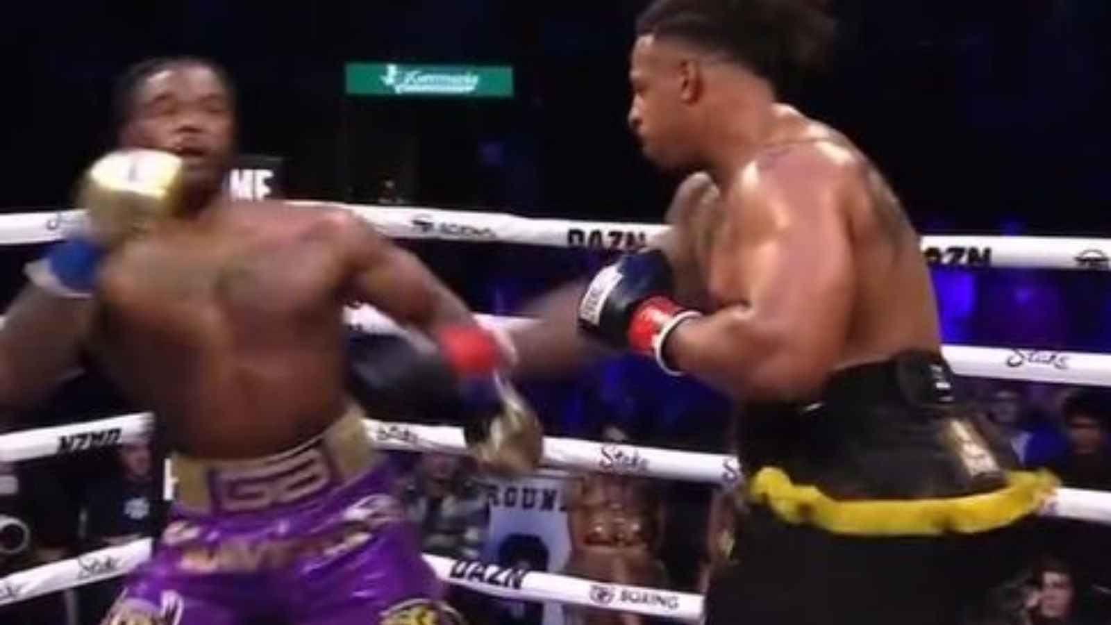 “Finally a UFC fighter beats a boxer” – Twitter goes wild as 94 pounds-heavier Greg Hardy beats Jake Paul’s former rival in boxing match