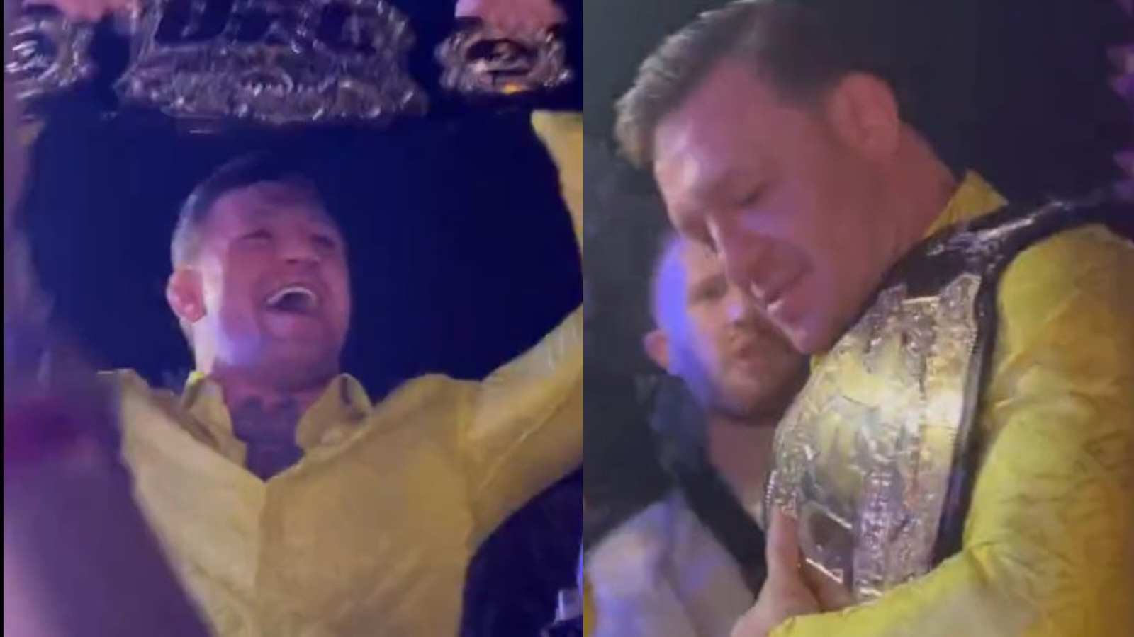 “Living in 2016” – Conor McGregor gets brutally trolled for parading his old belt at the Abu Dhabi Grand Prix