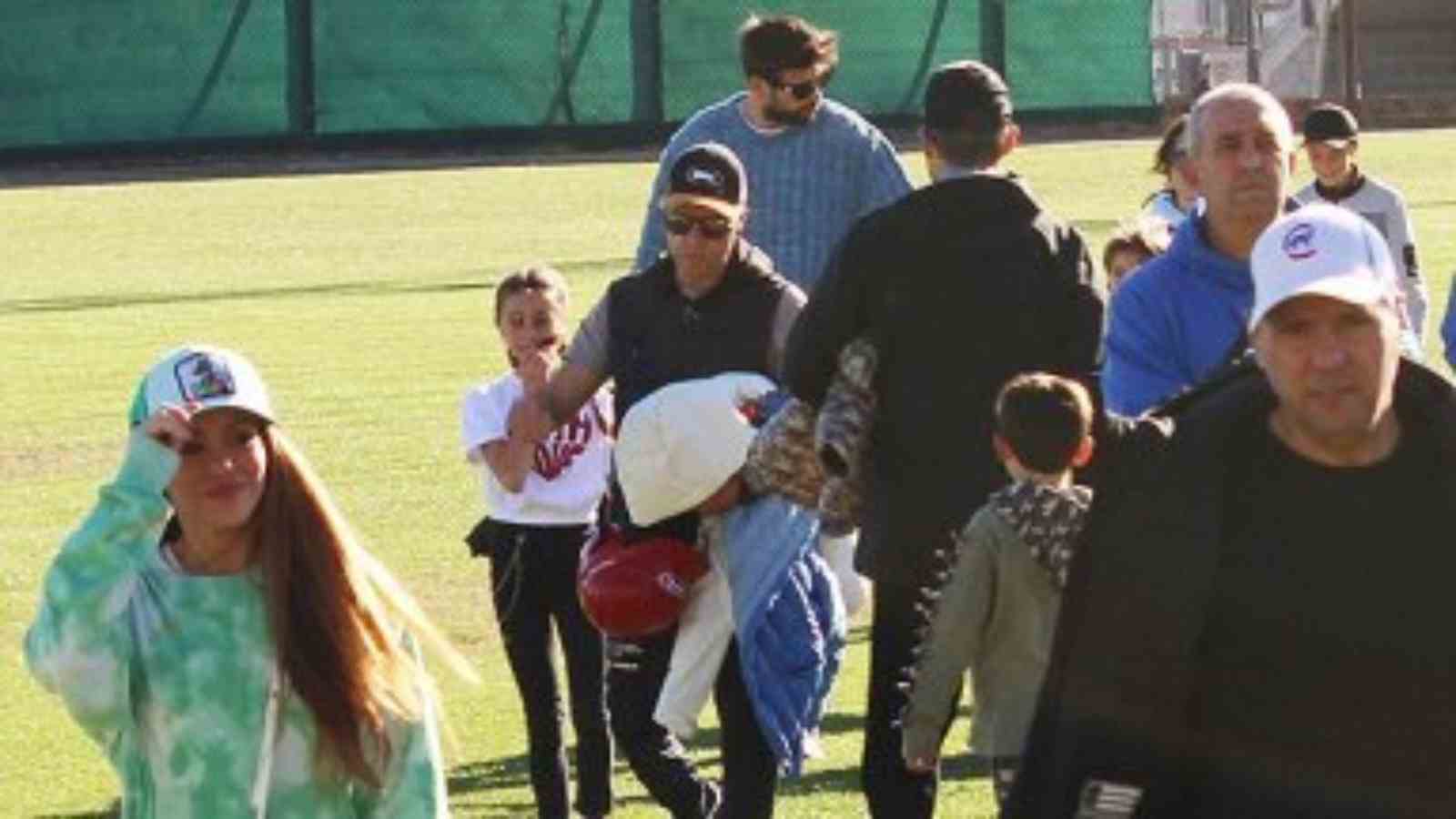 Shakira and Gerrard Pique were seen together for the first time since formal separation, watching their son’s baseball match