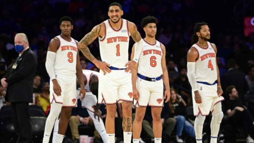 New York Knicks' players