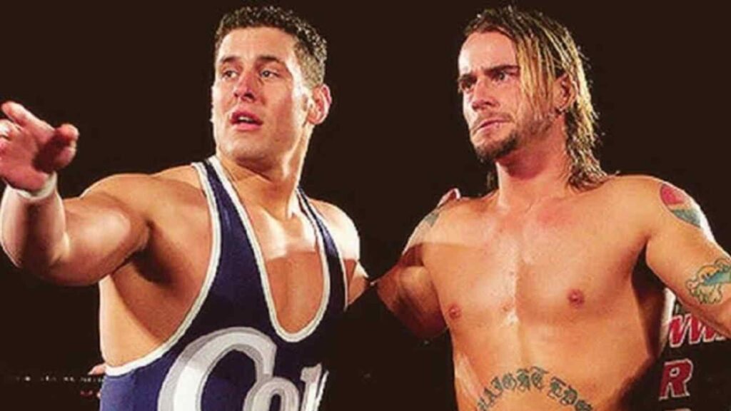 CM PUNK and Colt Cabana 