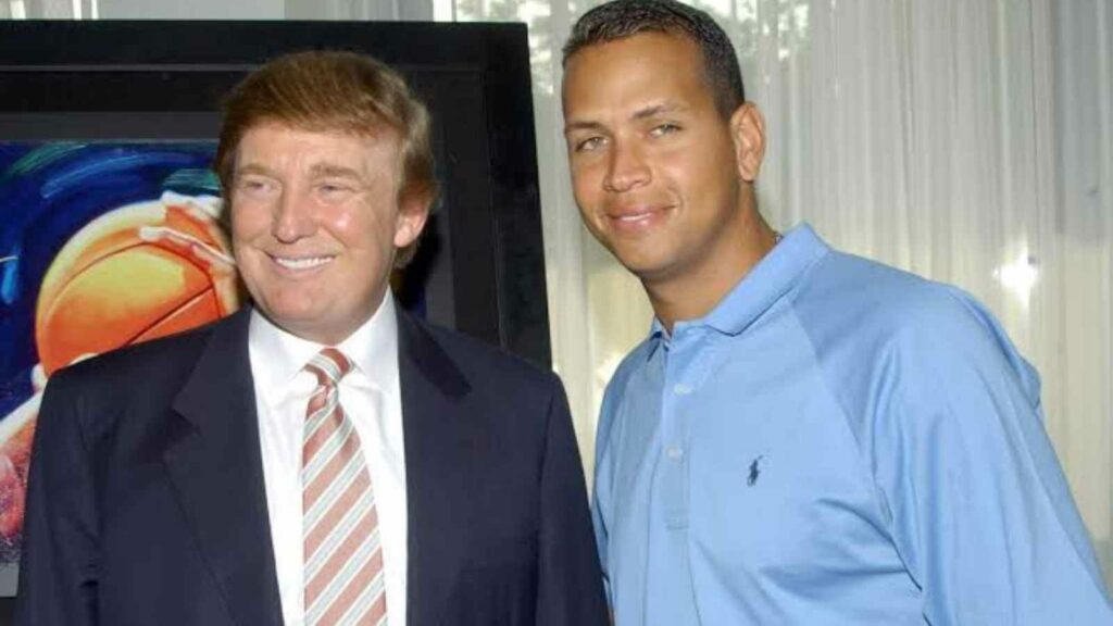 Donald Trump and Alex Rodriguez