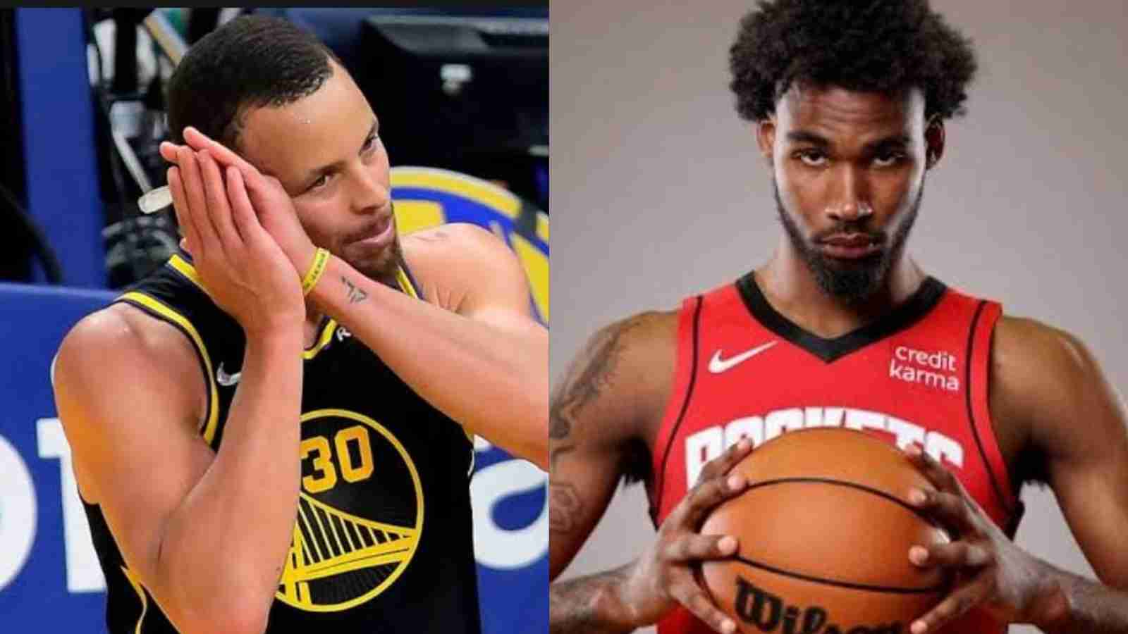 Tari Eason’s mom wants to burn ‘B*TCH’ Stephen Curry after showing off exaggerated ‘night-night’ celebration in Houston