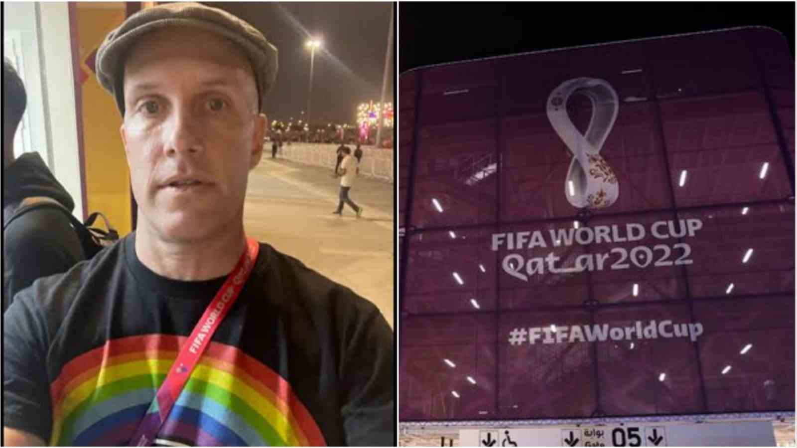 “When will the westerners realize that their values aren’t universal,”- Twitter erupts as Qatar detains renowned US journalist for wearing ‘Rainbow’ T-shirt during the 2022 FIFA World Cup