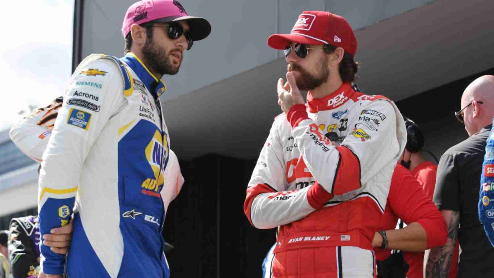 “He also likes pineapple on pizza,”  NASCAR Twitter reacts to Ryan Blaney’s latest attack on Chase Elliott in his Popular Driver of the year campaign