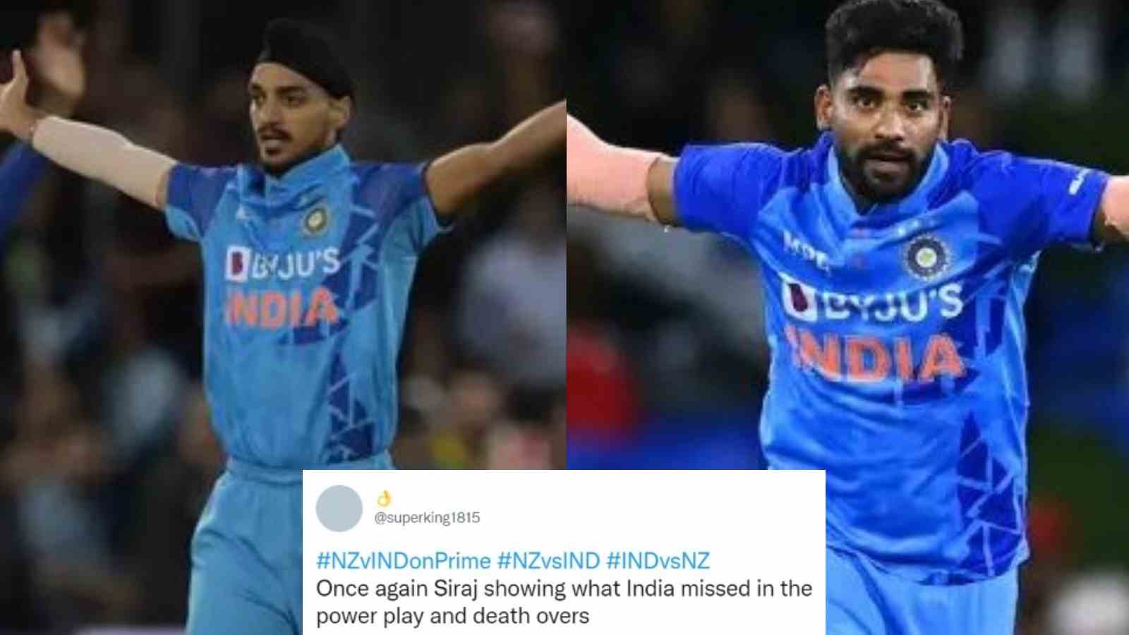 “Wickets rain in New Zealand”- Twitter reacts as Mohammed Siraj and Arshdeep Singh pull things back for India despite Kiwi’s powerful start