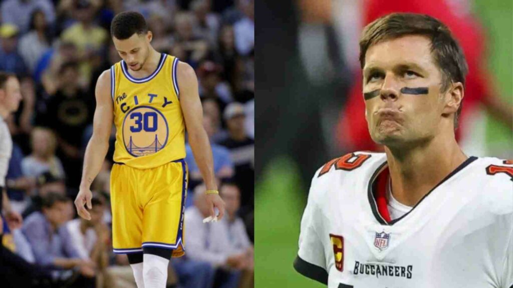 Stephen Curry and Tom Brady