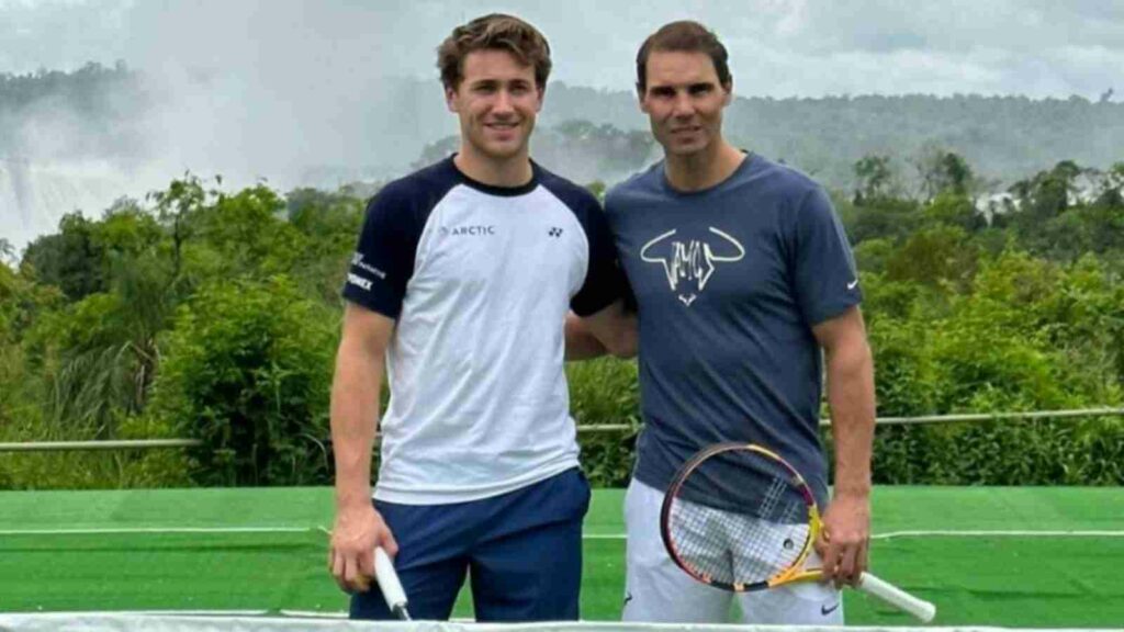 Casper Ruud along with Rafael Nadal in Argentina (Images: Casper Ruud's Instagram)