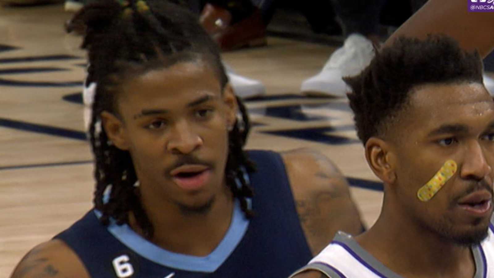 WATCH: How Ja Morant is not able to walk-his-talk against Malik Monk, Kings