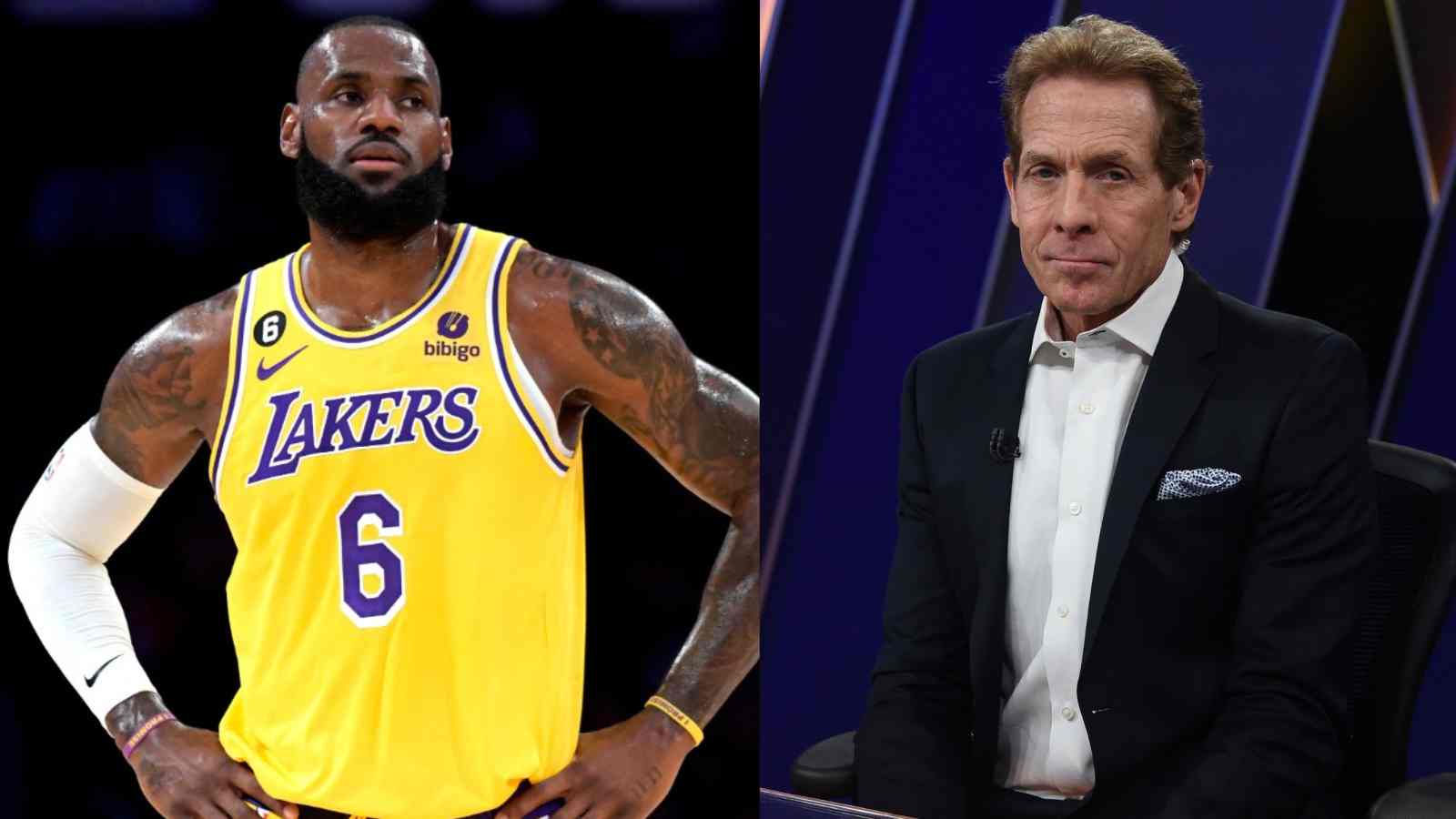 “He starting to look like Plastic Man” Skip Bayless pokes fun at LeBron James’ durability after being injured