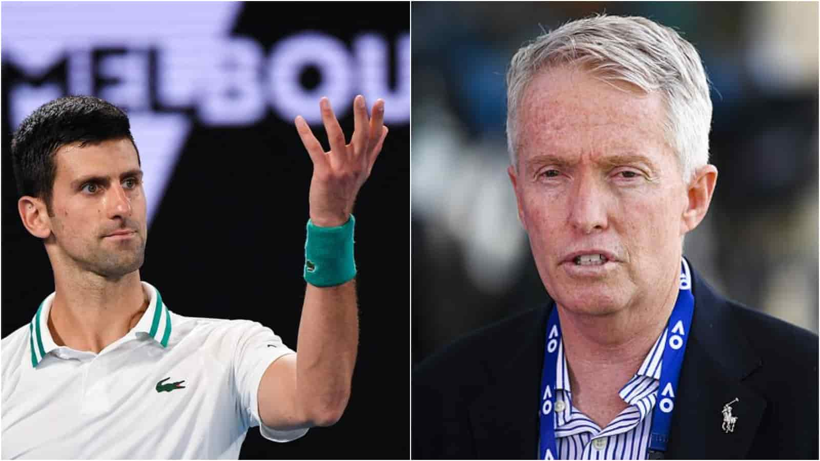 Novak Djokovic not the title favorite at the 2023 Australian Open for Tournament Director Craig Tiley, discusses the welcome the Serb can expect in Melbourne Park