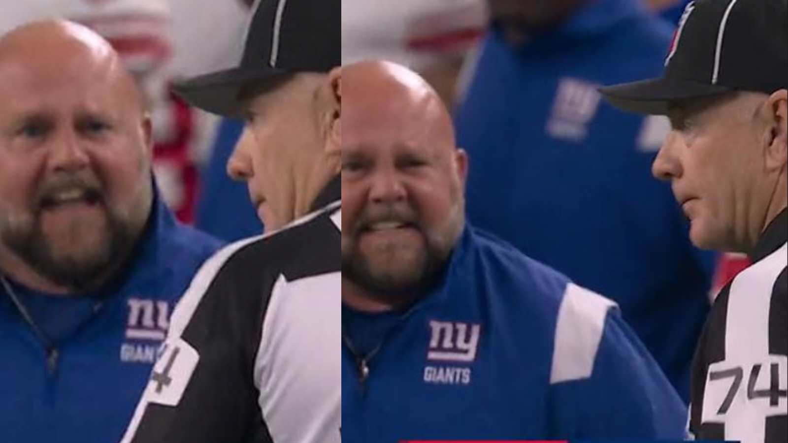 WATCH: “Giants vs refs” Brian Daboll goes BERSERK after a referee’s tough call in favor of the Cowboys cost the Giants yet another crucial moment