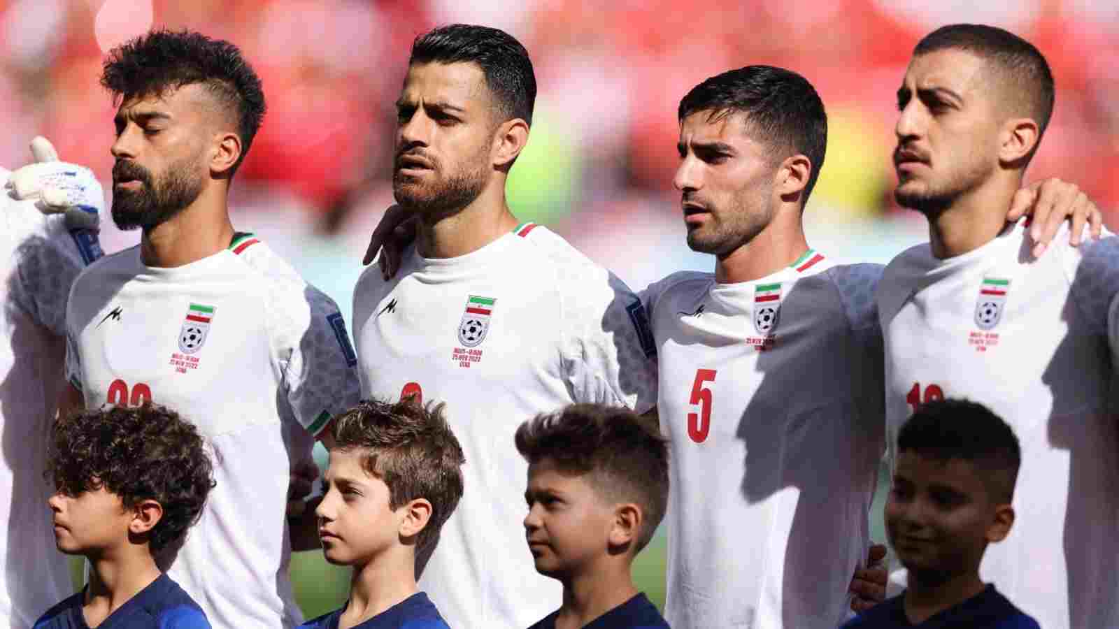 Iran fans booed and whistled during team’s national anthem as part of solidarity for women’s protest before match against Wales at 2022 FIFA World Cup