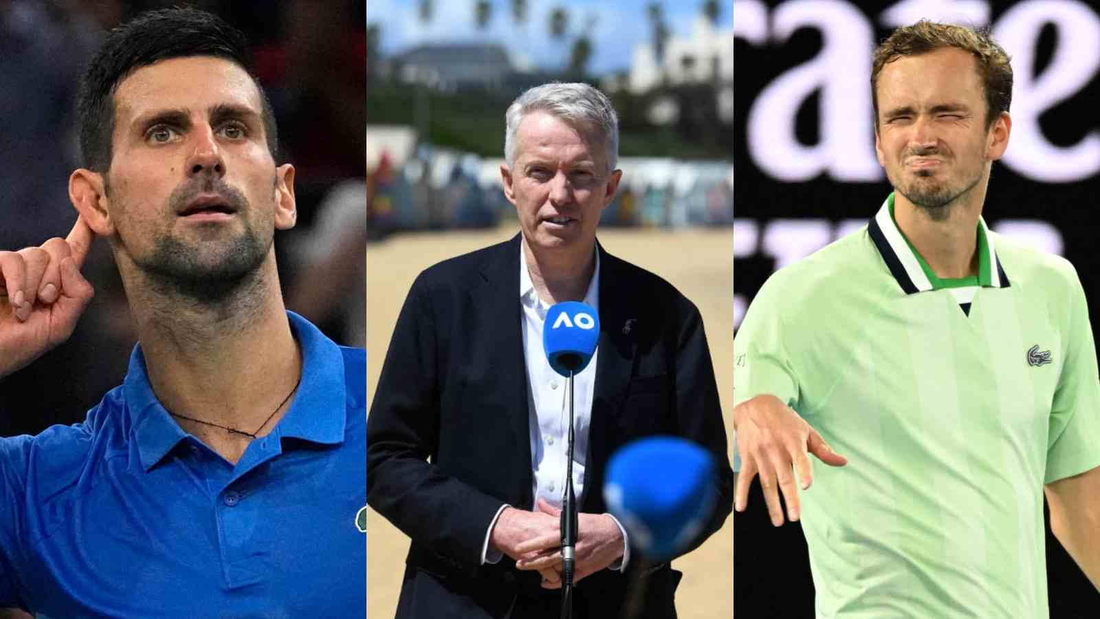 “Didn’t they yell ‘Go Back to Russia’ to Medvedev?” Tennis Twitter gives Craig Tiley a reality check over him assuming the Australian crowd will treat Novak Djokovic well on his comeback