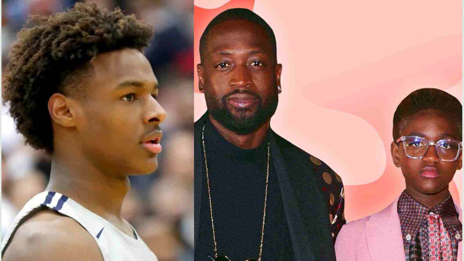 WATCH: Bronny James shows respect to Dwayne Wade by showing DISCOMFORT on a sexual remark made against his transgender daughter