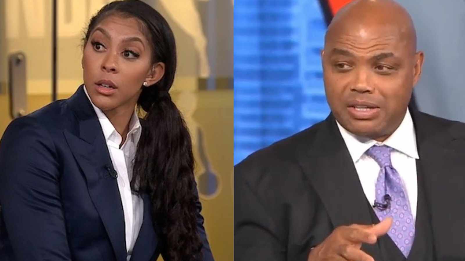 “You’re looking as good as I do BABY” Charles Barkley decided to shoot his shot with a 6ft 4’ tall WNBA star