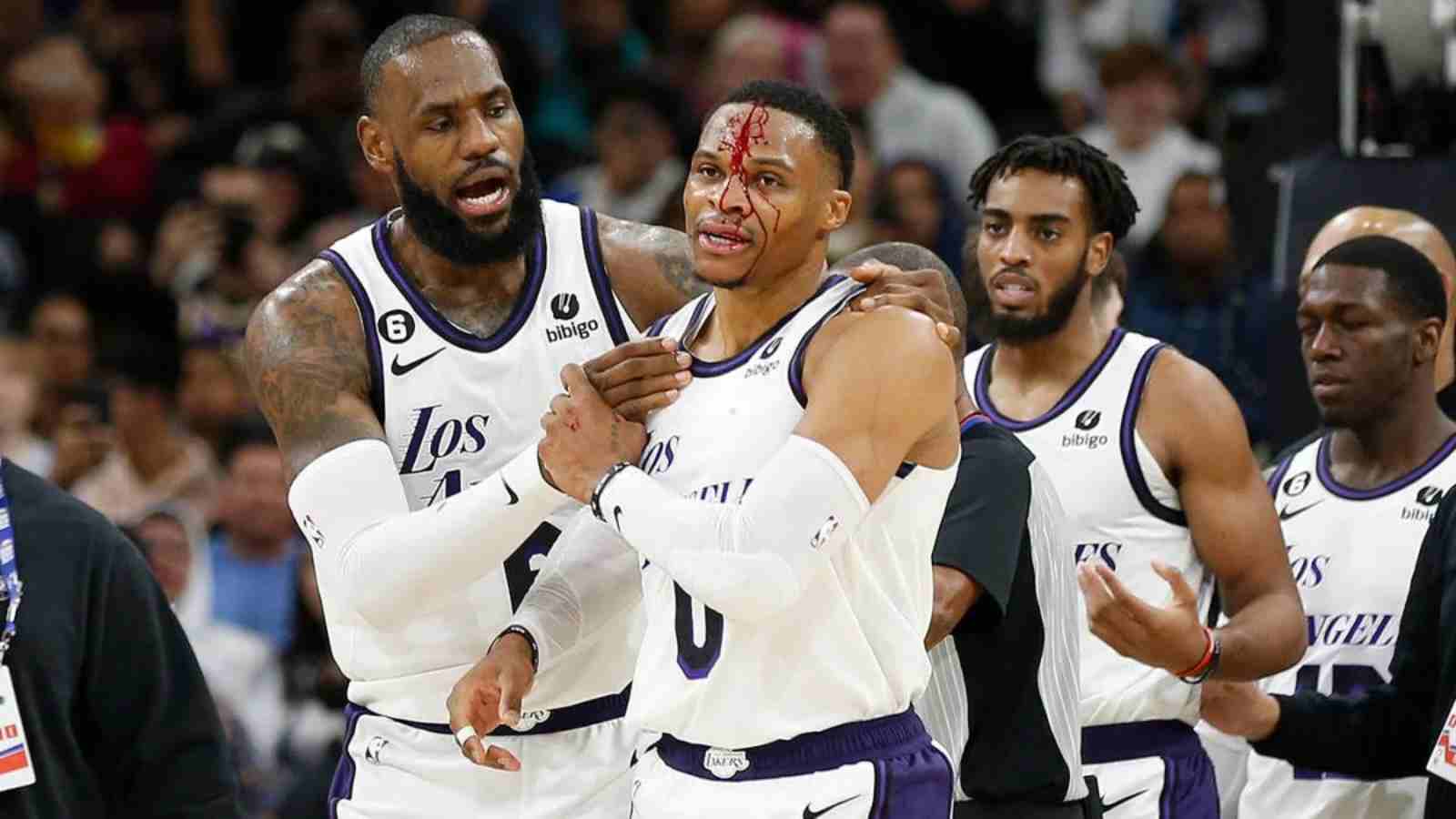 Russell Westbrook wanted to fight Zach Collins after getting elbowed in his face