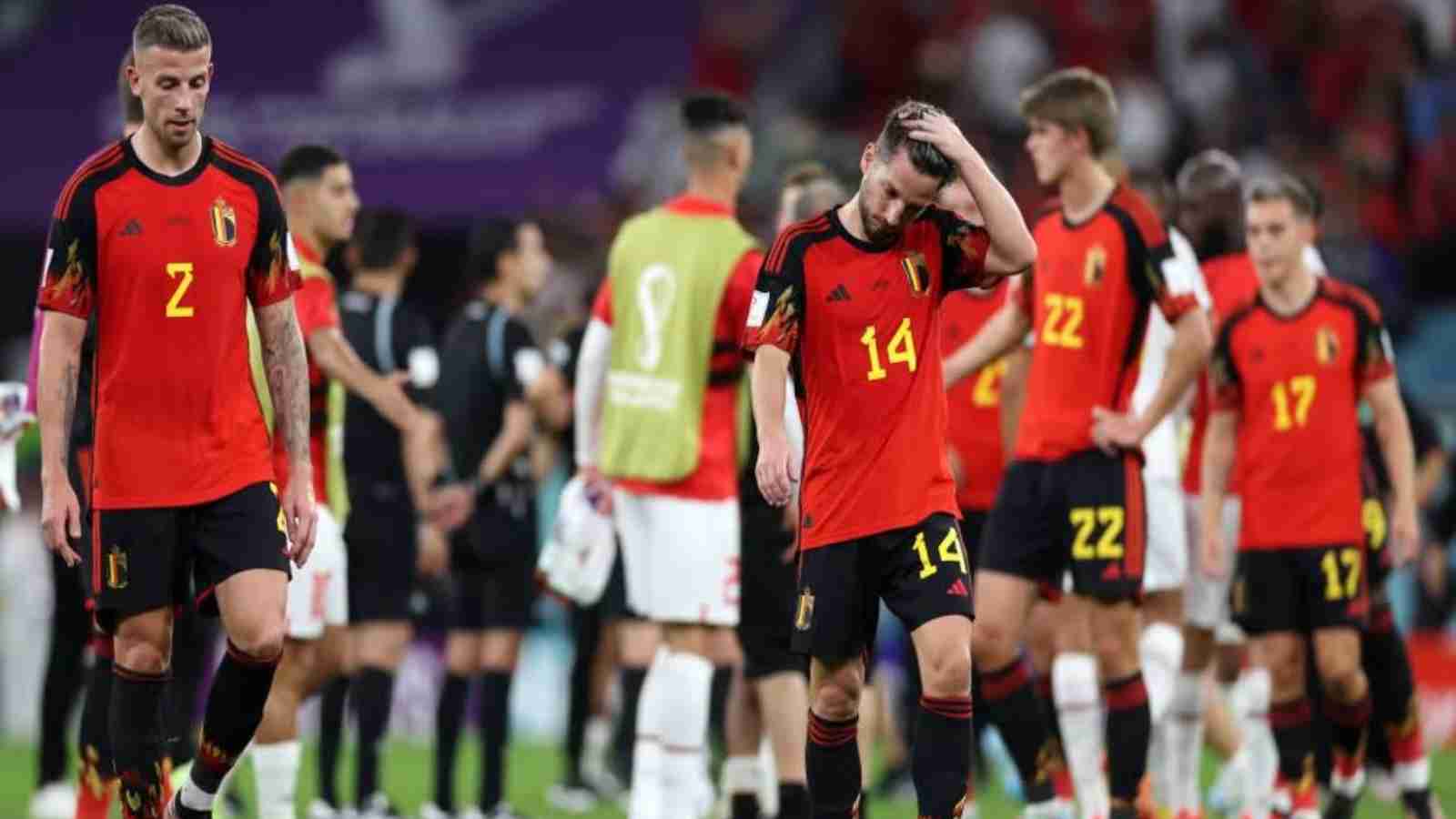 “Golden generation my a**” – Twitter reacts as Morocco stuns star-studded Belgium at 2022 FIFA World Cup