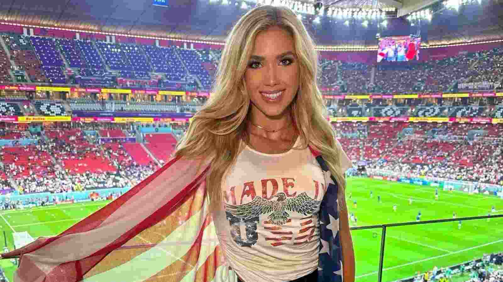 Gracie Hunt put Instagram on fire while supporting the USA at the 2022 FIFA World Cup