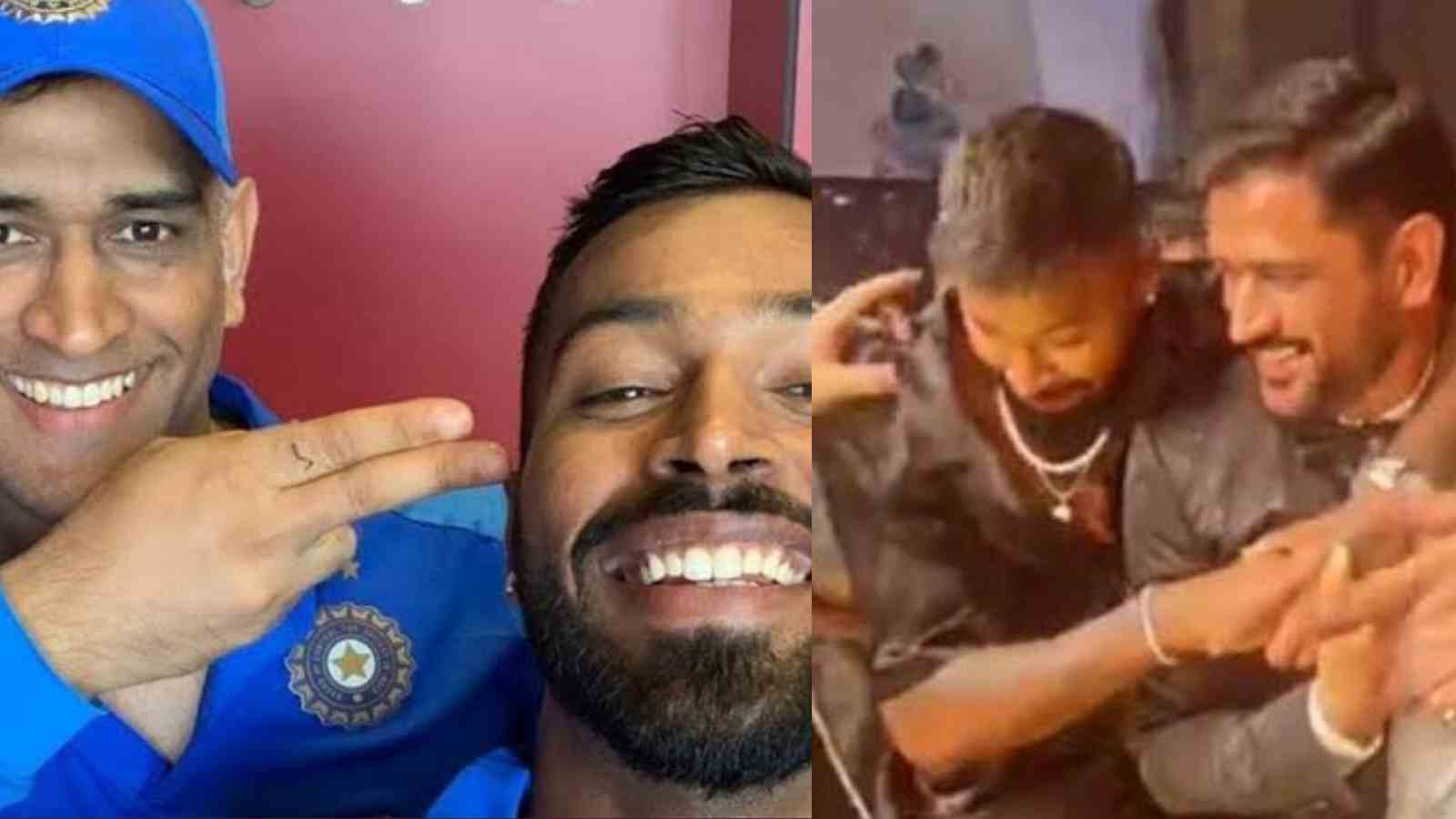 WATCH: MS Dhoni sets dance floor on fire with Hardik Pandya at party in Dubai, video breaks the internet