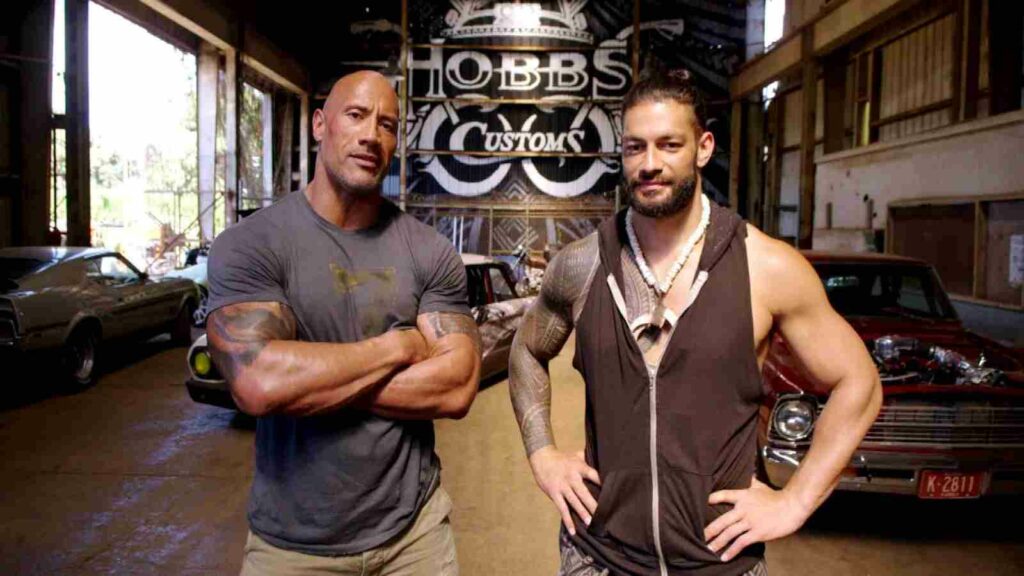 Roman Reigns with The Rock