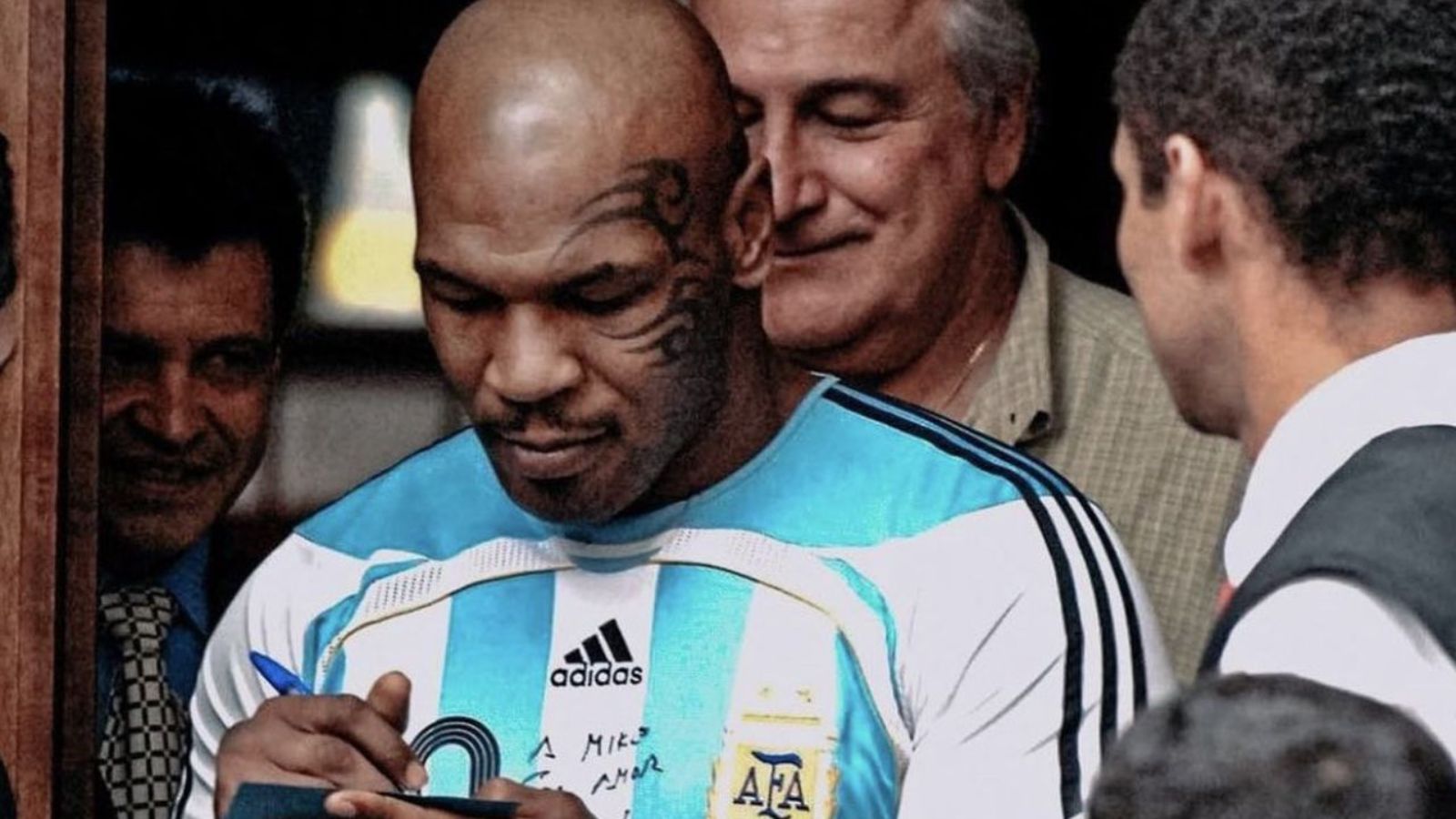 When Mike Tyson decided to taunt the entire nation of Brazil by wearing Argentinian legend Diego Maradona’s jersey to court