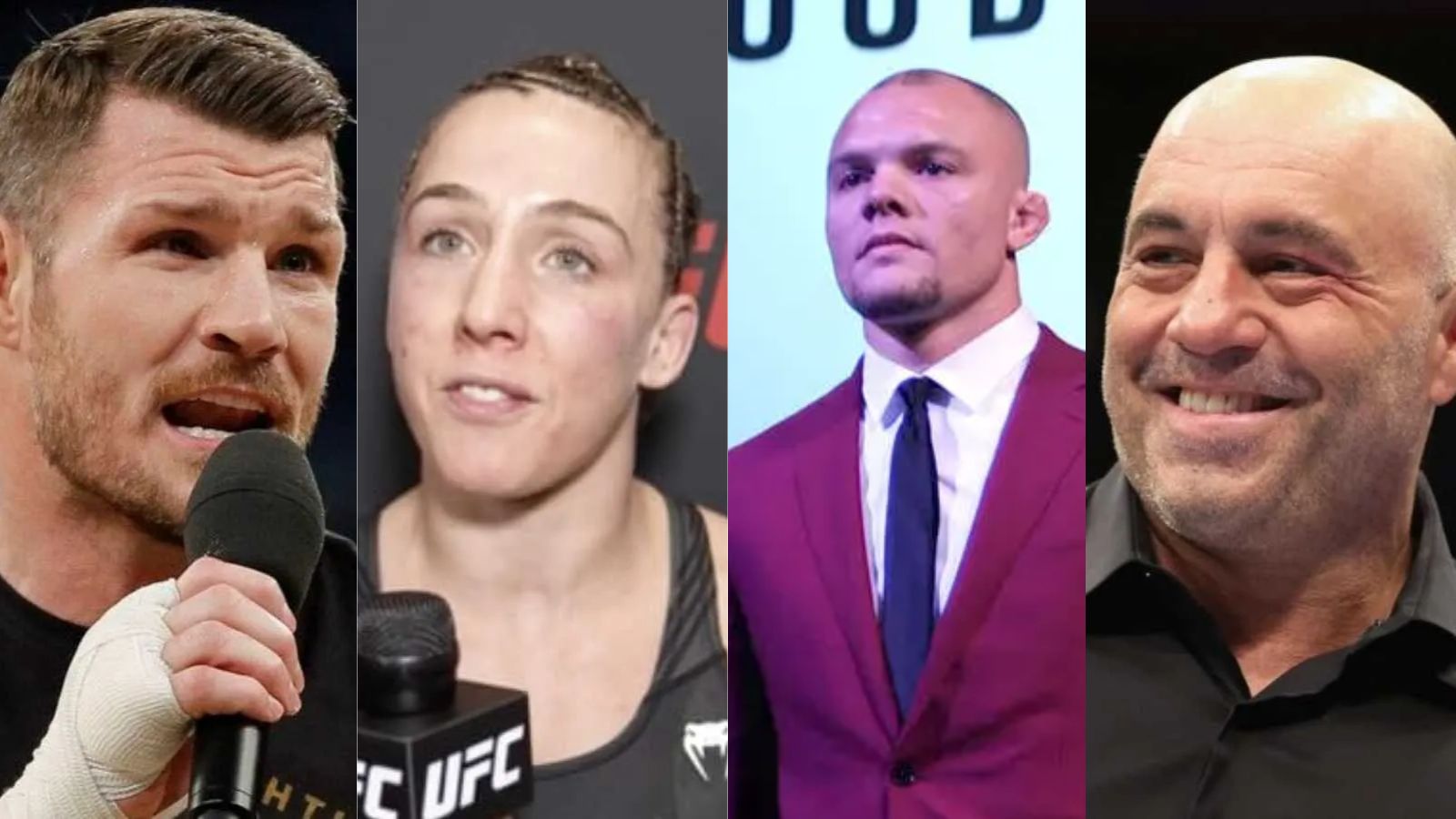 Joe Rogan or Michael Bisping? Anthony Smith picks who did a better job at picking up female fighter Vanessa Demopoulos at post-fight octagon interviews