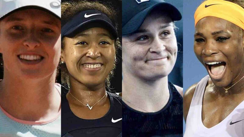 Iga Swiatek, Noami Osaka, Ashleigh Barty and Serena Williams in the Top Paid Female Athletes List 2022