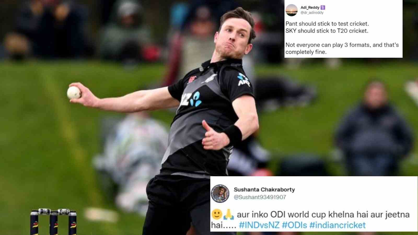 “Another 10 wicket loss loading”- Twitter reacts as Adam Milne returns in style, he and Daryl Mitchell fumble India’s innings in series decider