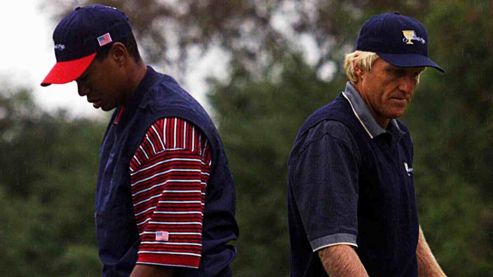 “STFU and stick to the PGA”- Tiger Woods lambasted on social media for continuously going after Greg Norman