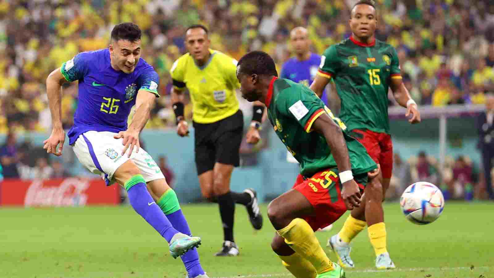 “This kind of world cup happens once in a 1000 years”- Fans react to Brazil’s shocking defeat against Cameroon at the 2022 FIFA World Cup