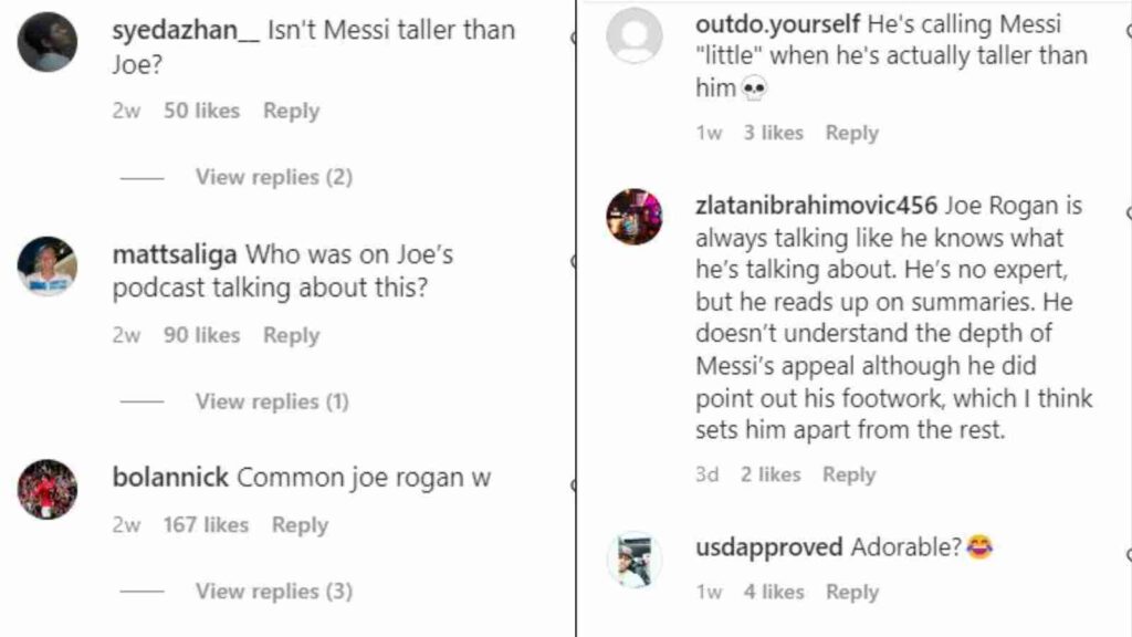 Joe Rogan Messi 