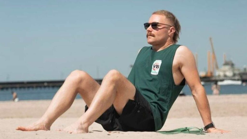 Valtteri Bottas gets a mullet in his time in Australia