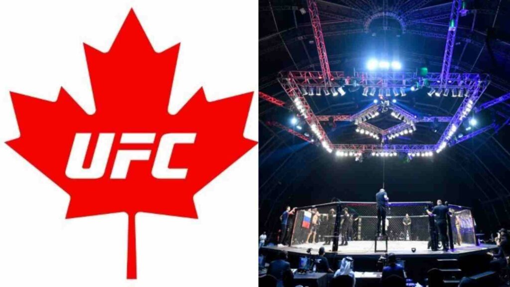 Canadian provinces Ontario and Alberta have banned any betting on UFC events [Image Source - UFC Canada's Twitter (L) and Sports Video Group (R)]