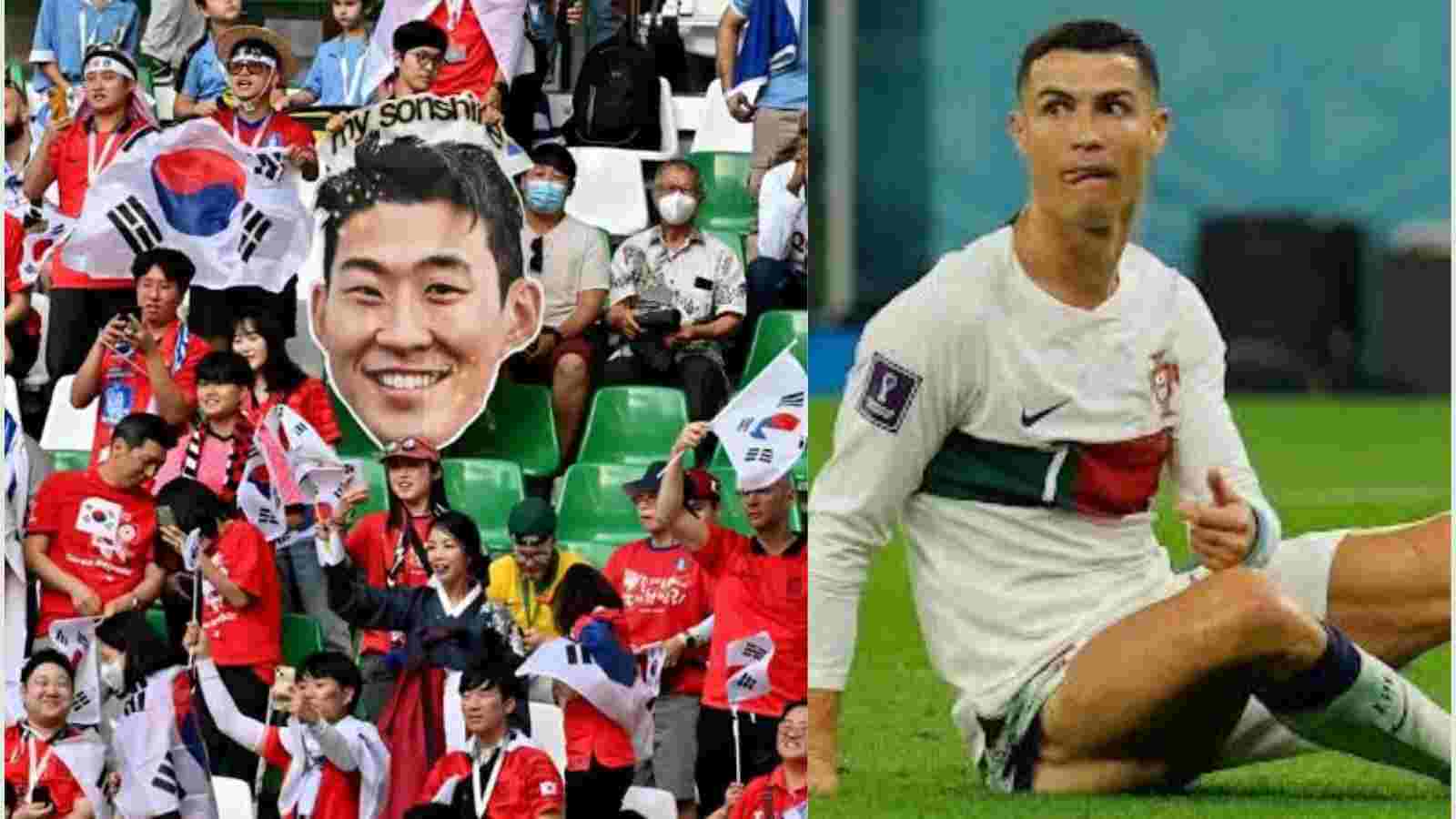 WATCH: “Where’s Ronaldo?“- South Korean fans brutally troll Cristiano Ronaldo after Portugal’s recent loss at 2022 FIFA World Cup