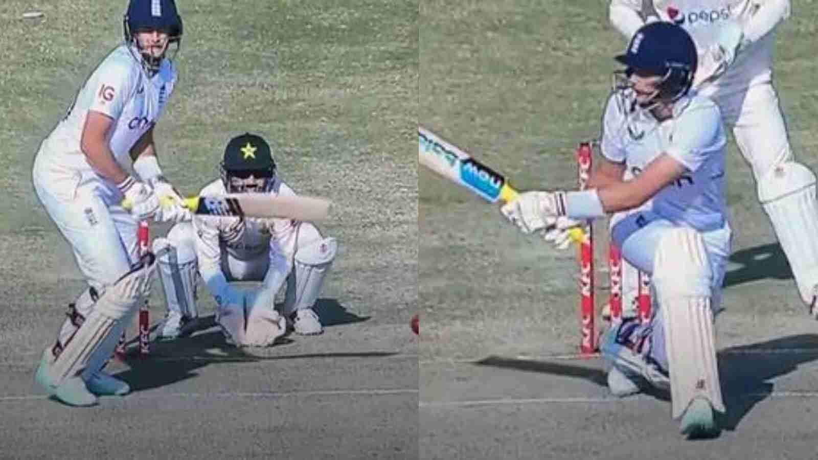 WATCH: Joe Root shocks all by turning left-hander against Pakistan, almost survives dismissal