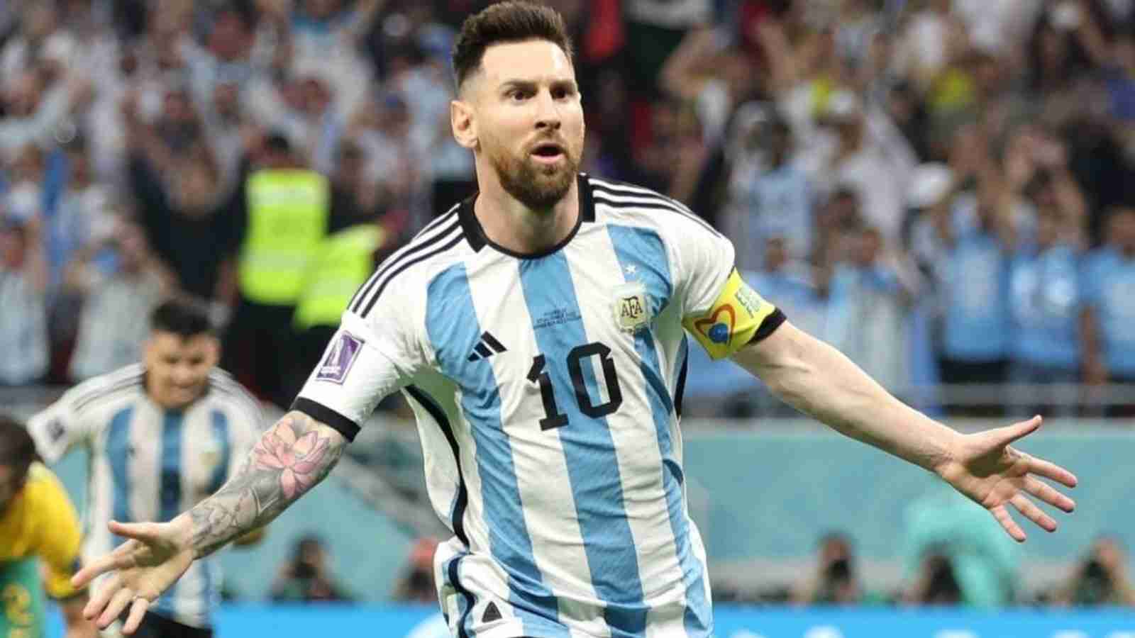 Hail Lionel Messi the magician as he scores once again for Argentina to secure a quarter-final berth in the FIFA World Cup