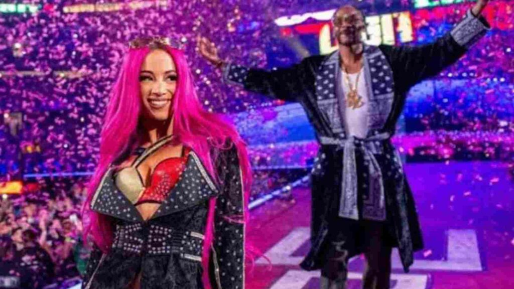 Sasha Banks with Snoop Dogg at WrestleMania 32 (Image Credits- Wrestling Headlines)