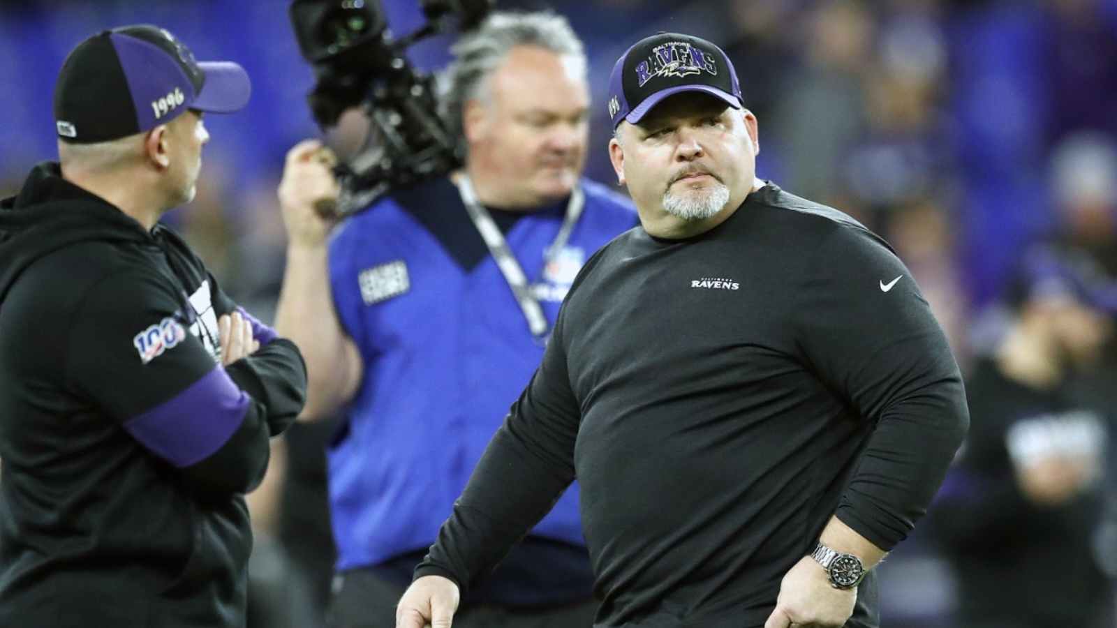 Greg Roman, offensive coordinator and the mastermind behind the Ravens’ offense rumored to take over the HC role at Stanford