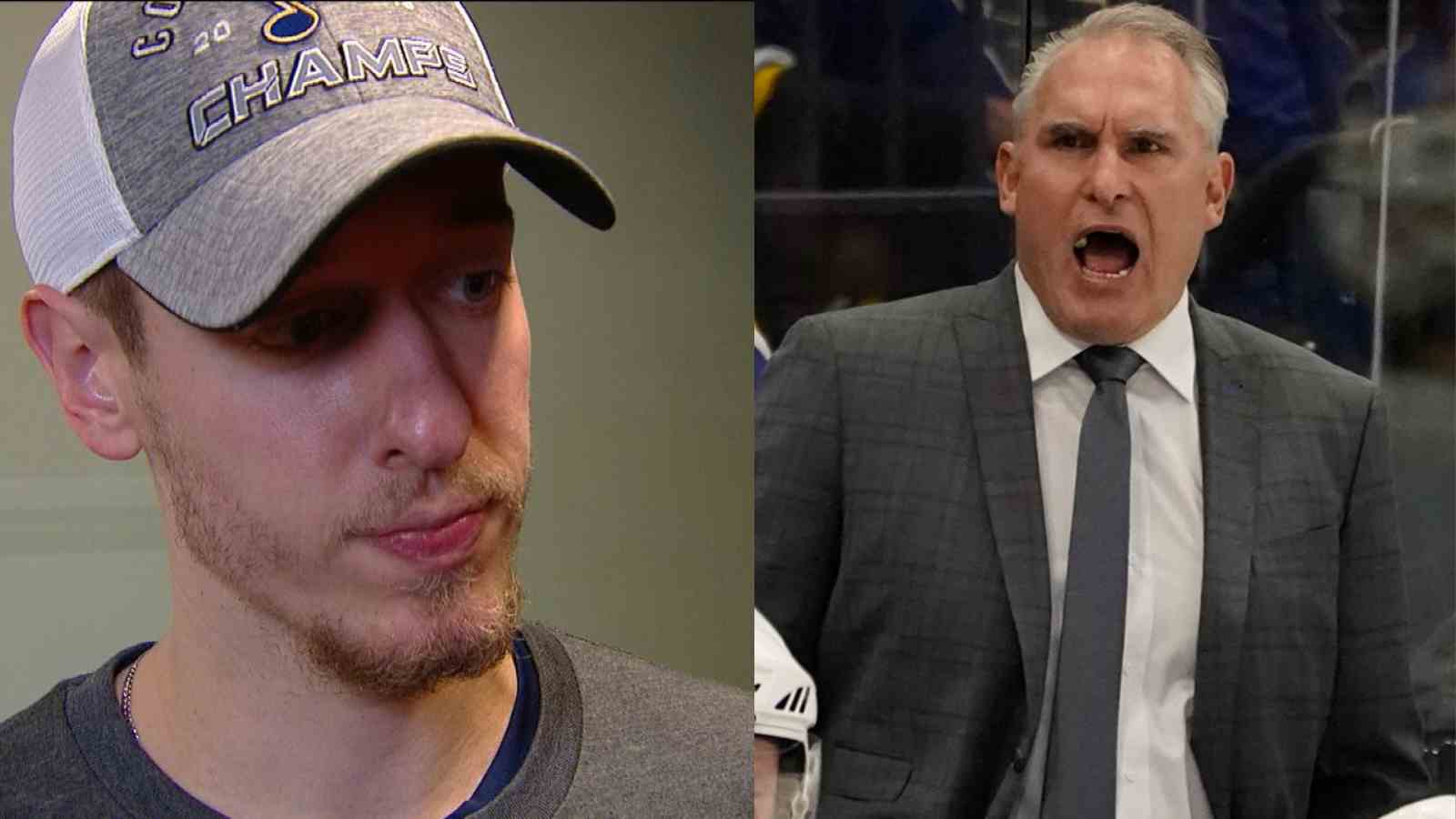 <strong></noscript>Jordan Binnington PISSES OFF Blues coach Craig Berube with his on-ice temper tantrums, NHL Twitter reacts</strong>